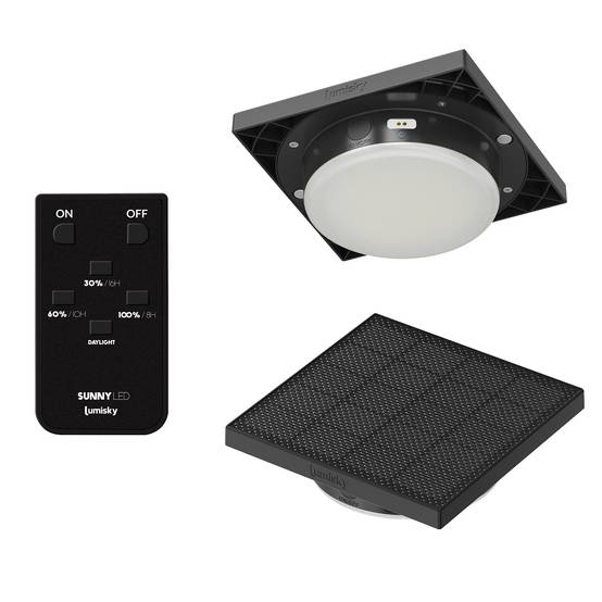 Lumisky - Lanterne solaire et rechargeable CHENNAI TALL H50cm - Image 10