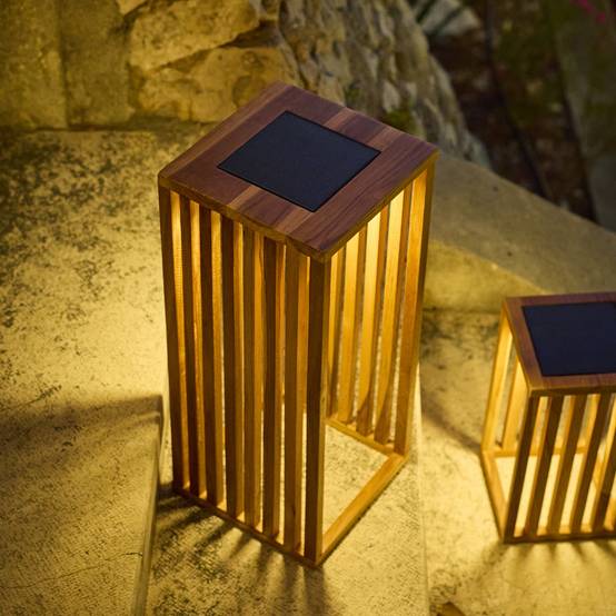 Lumisky - Lanterne solaire et rechargeable CHENNAI TALL H50cm - Image 5