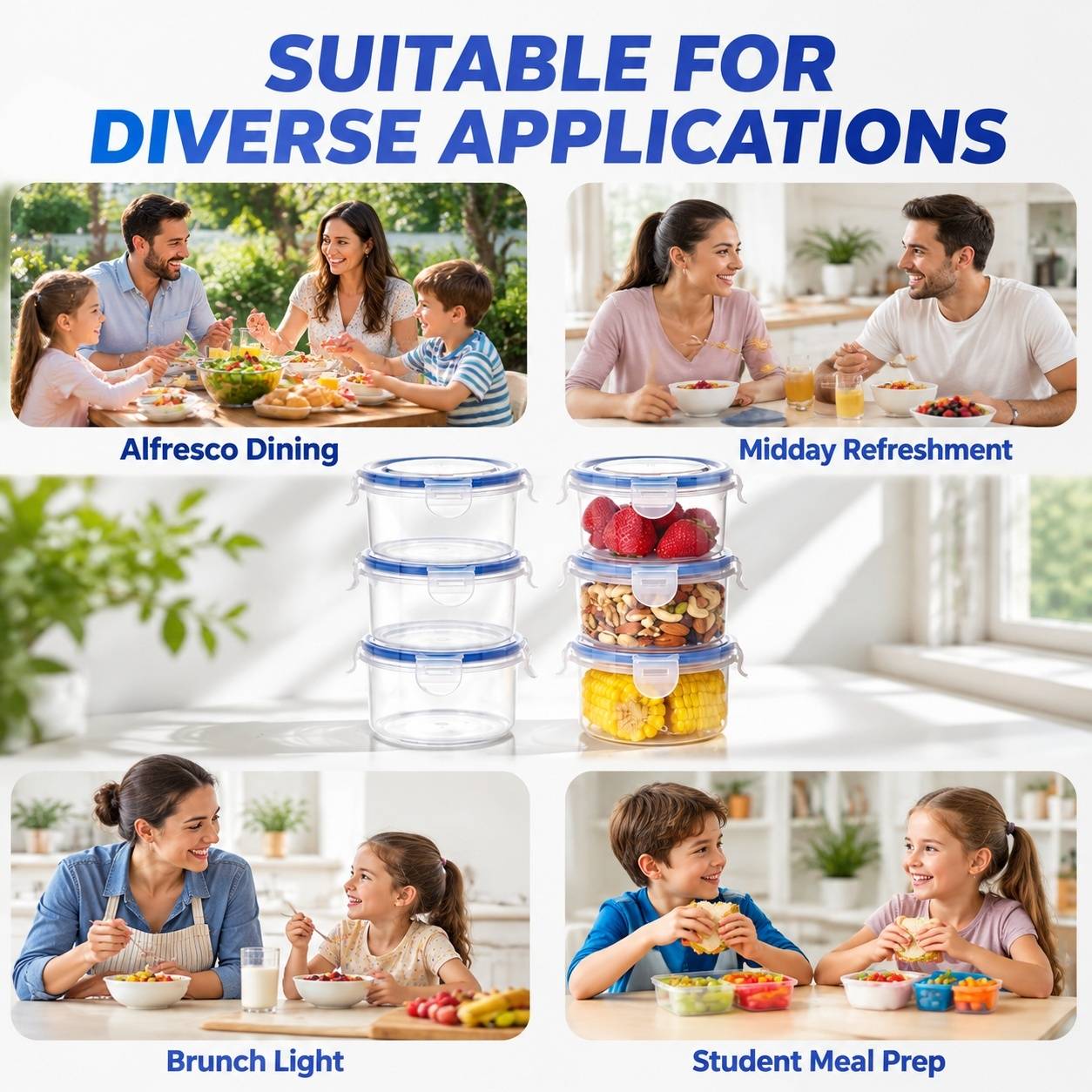 6 pots 300 ml empilables - Image 4