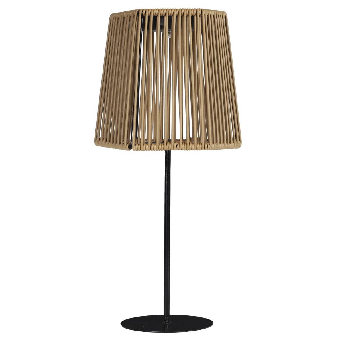 The Home Deco Factory - Lampe à Poser Extérieur Solaire "Carmine" 40cm Beige - Image 1