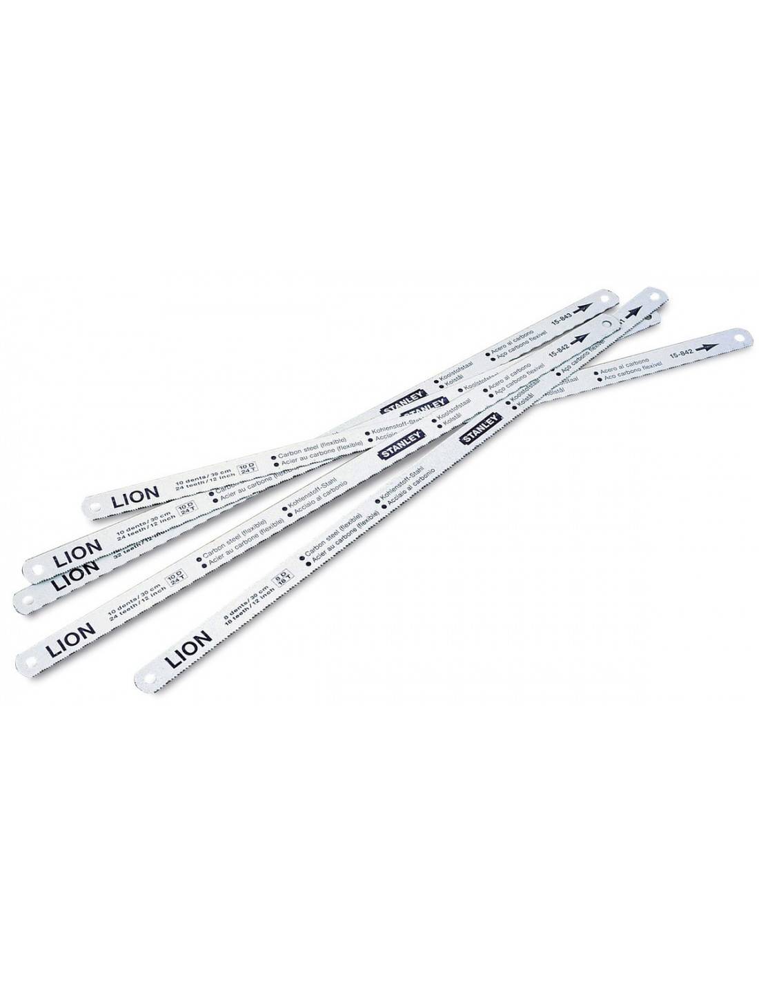 stanley - Lames De Scie Lion Stanley Lot De 5 Lames De Scie Polyvalentes - Stanley - Image 1
