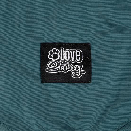 Love Story - Veste Imperméable Chien "Polaire" 30cm Émeraude - Image 6