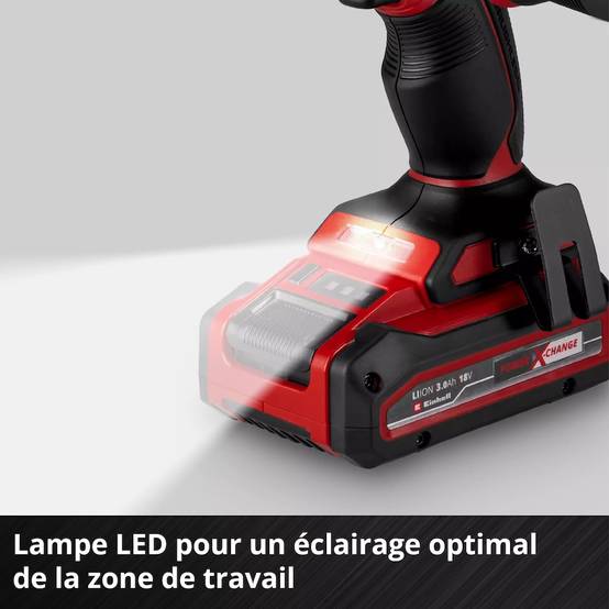 Einhell - Perceuse-visseuse à percussion sans fil – TP-CD 18/70 Li-i BL +70 – 70 Nm – 2 batteries + accessoires – Power X-Change - Image 8