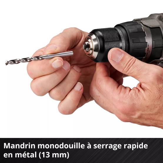 Einhell - Perceuse-visseuse à percussion sans fil – TP-CD 18/70 Li-i BL +70 – 70 Nm – 2 batteries + accessoires – Power X-Change - Image 7