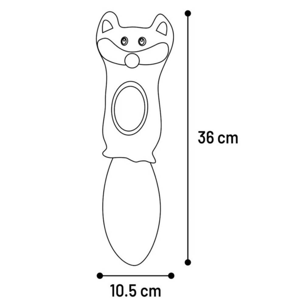 Jouet peluche Renard  Jeany bleu, 11 x 36 cm pour chat - Imagen 3