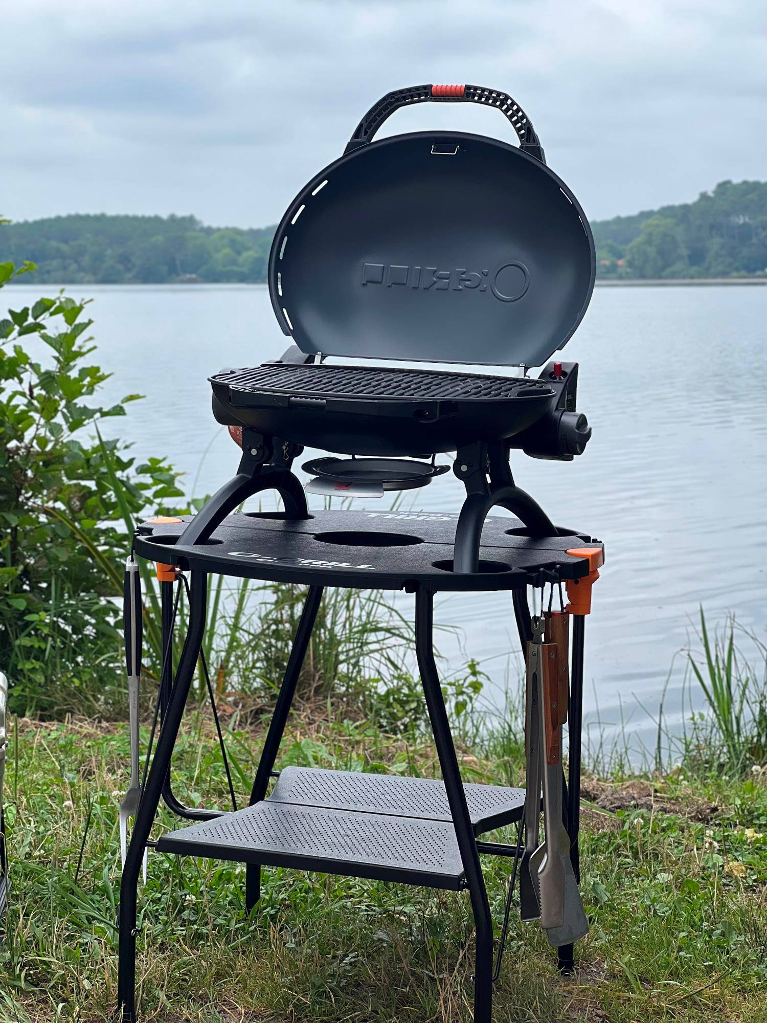Le Marquier - BARBECUE GAZ COMPACT PORTABLE O-GRILL 500 NOIR - Imagen 4