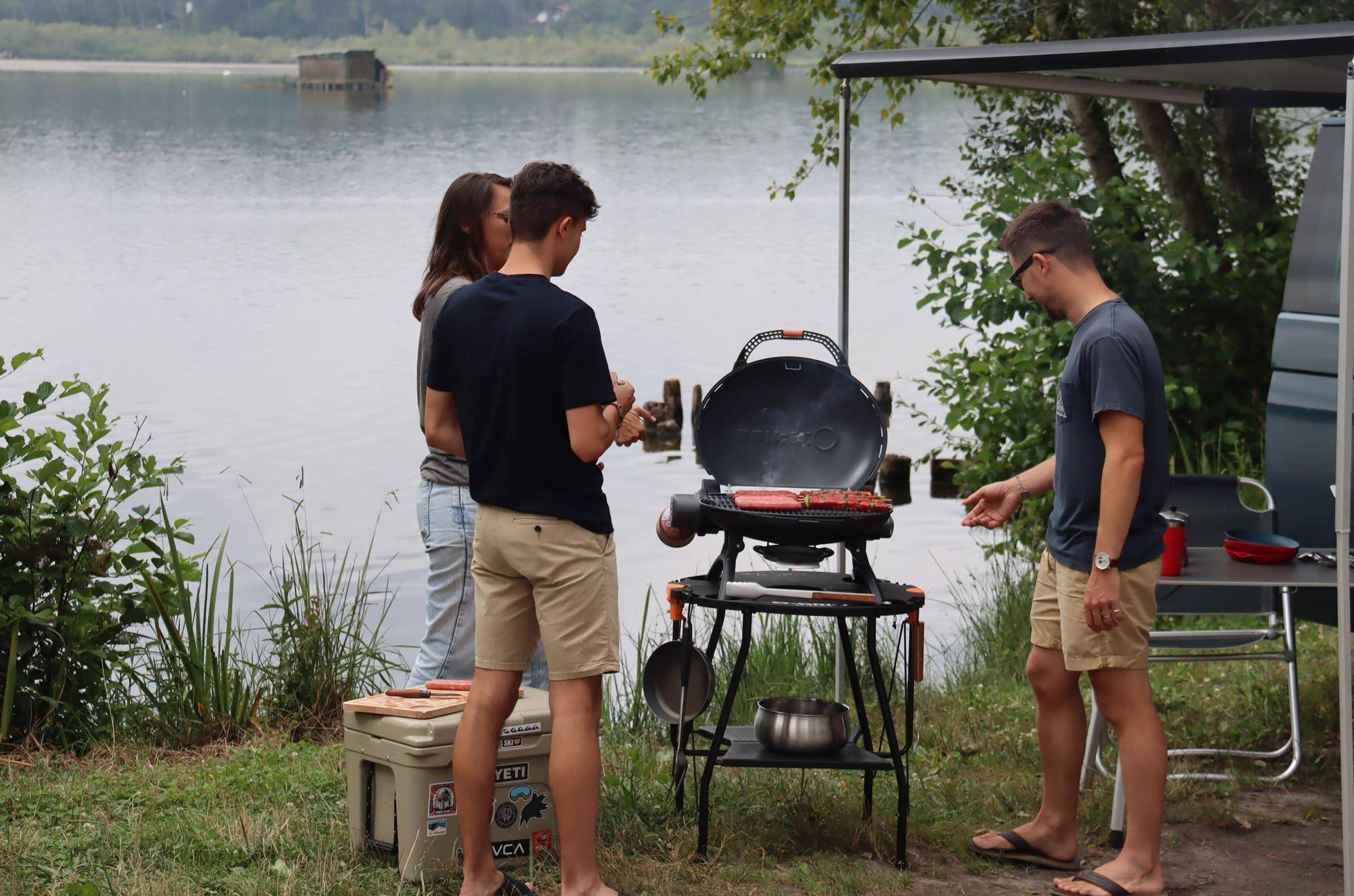 Le Marquier - BARBECUE GAZ COMPACT PORTABLE O-GRILL 500 NOIR - Imagen 5
