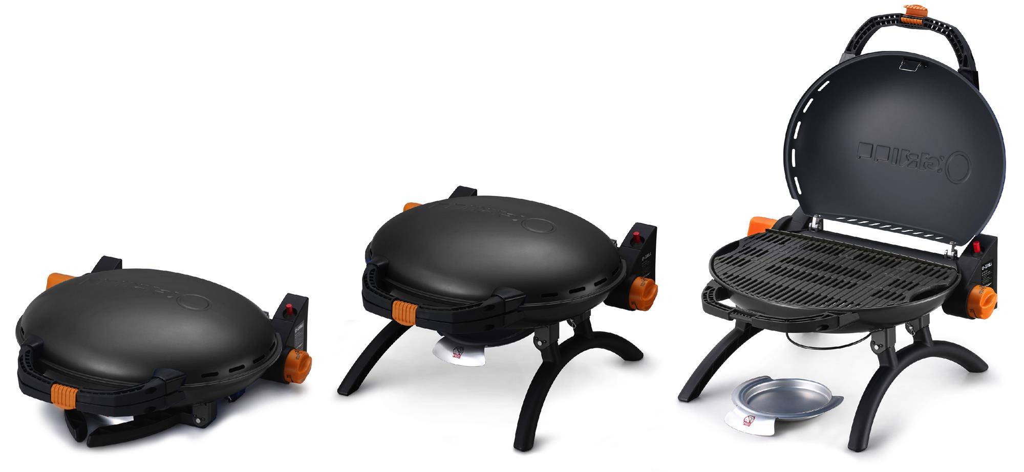 Le Marquier - BARBECUE GAZ COMPACT PORTABLE O-GRILL 500 NOIR - Imagen 2