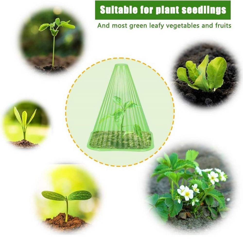 Lot de 20 cloches de jardin réutilisables - Protection gel & escargots - 22x19,5 cm - Living123 - Image 3