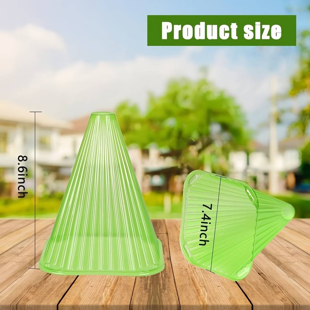 Lot de 20 cloches de jardin réutilisables - Protection gel & escargots - 22x19,5 cm - Living123 - Image 2