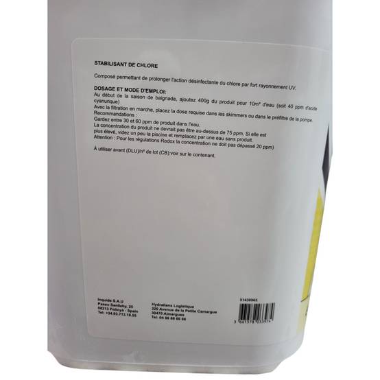 Stabilisant du chlore 4.5kg CHLORESTAB Nmp - Image 2