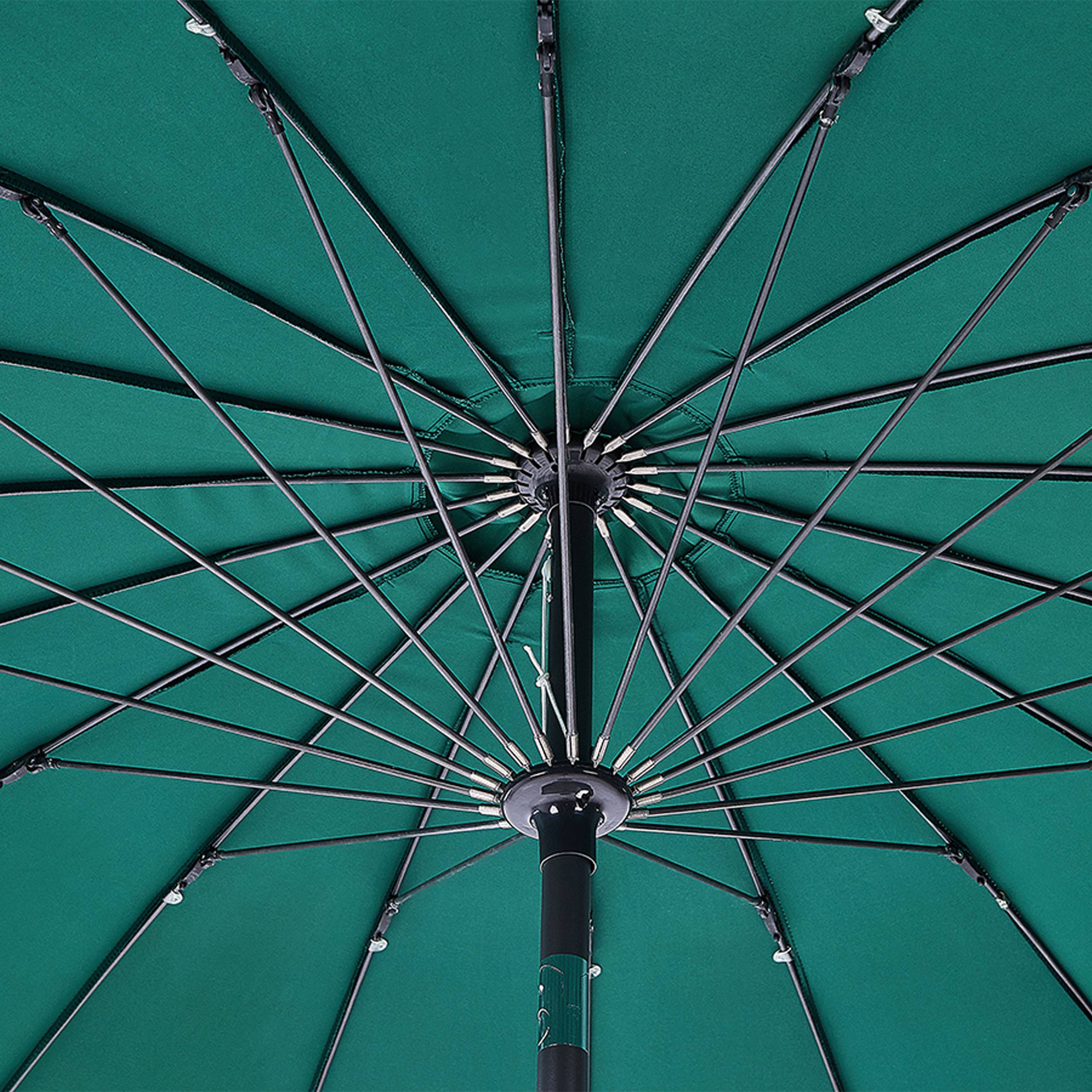 Beliani - Parasol droit Tissu Vert émeraude BAIA - Beliani - Imagen 7