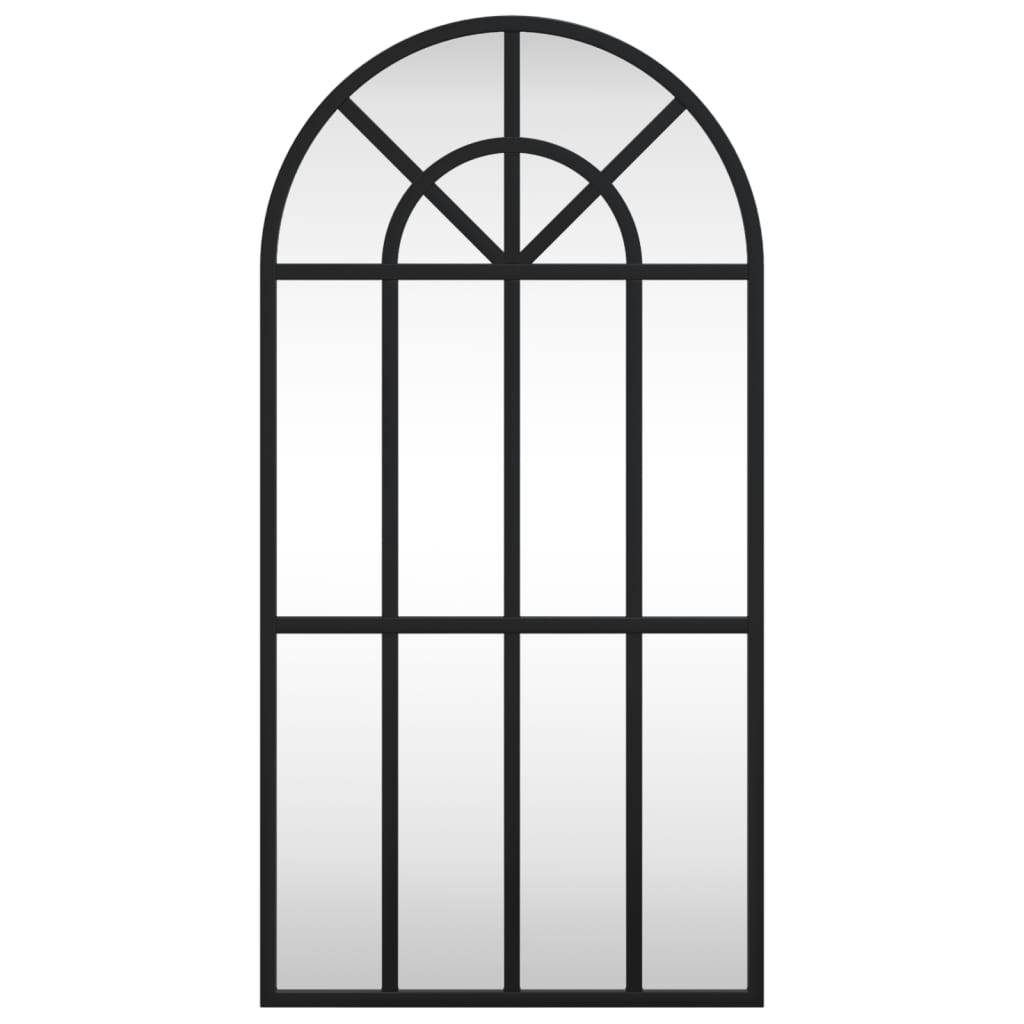 Maison Chic - Miroir mural noir 30x60 cm arche fer Maison Chic - Image 3