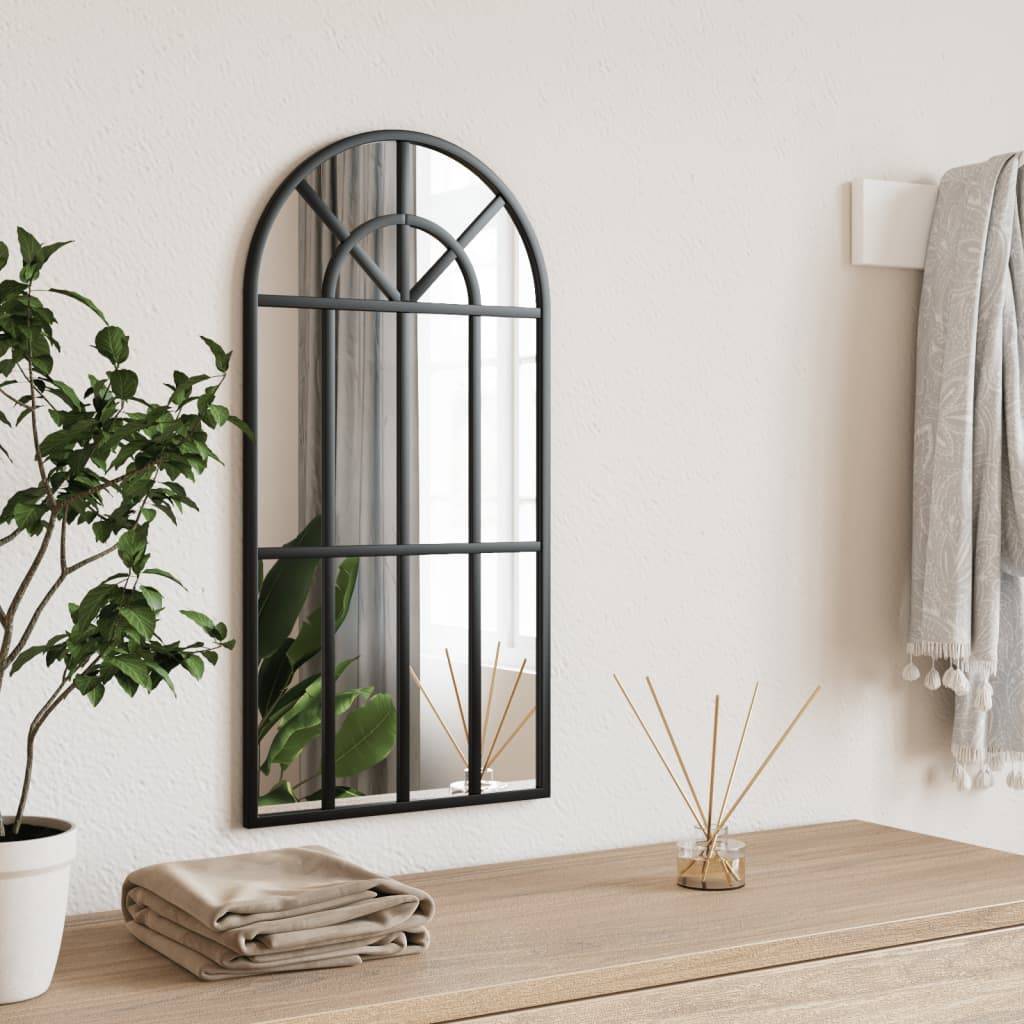 Maison Chic - Miroir mural noir 30x60 cm arche fer Maison Chic - Image 2