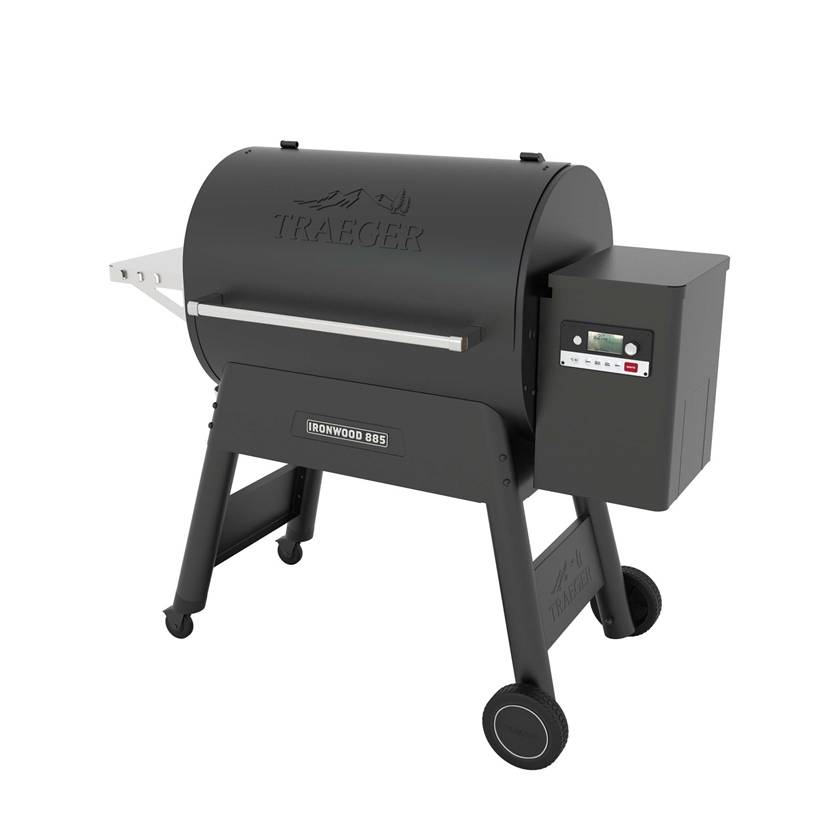 Traeger - Barbecue à pellet Ironwood 885 - 2 niveaux de grille - 10,5 kW - 137 x 69 x 122 cm Traeger