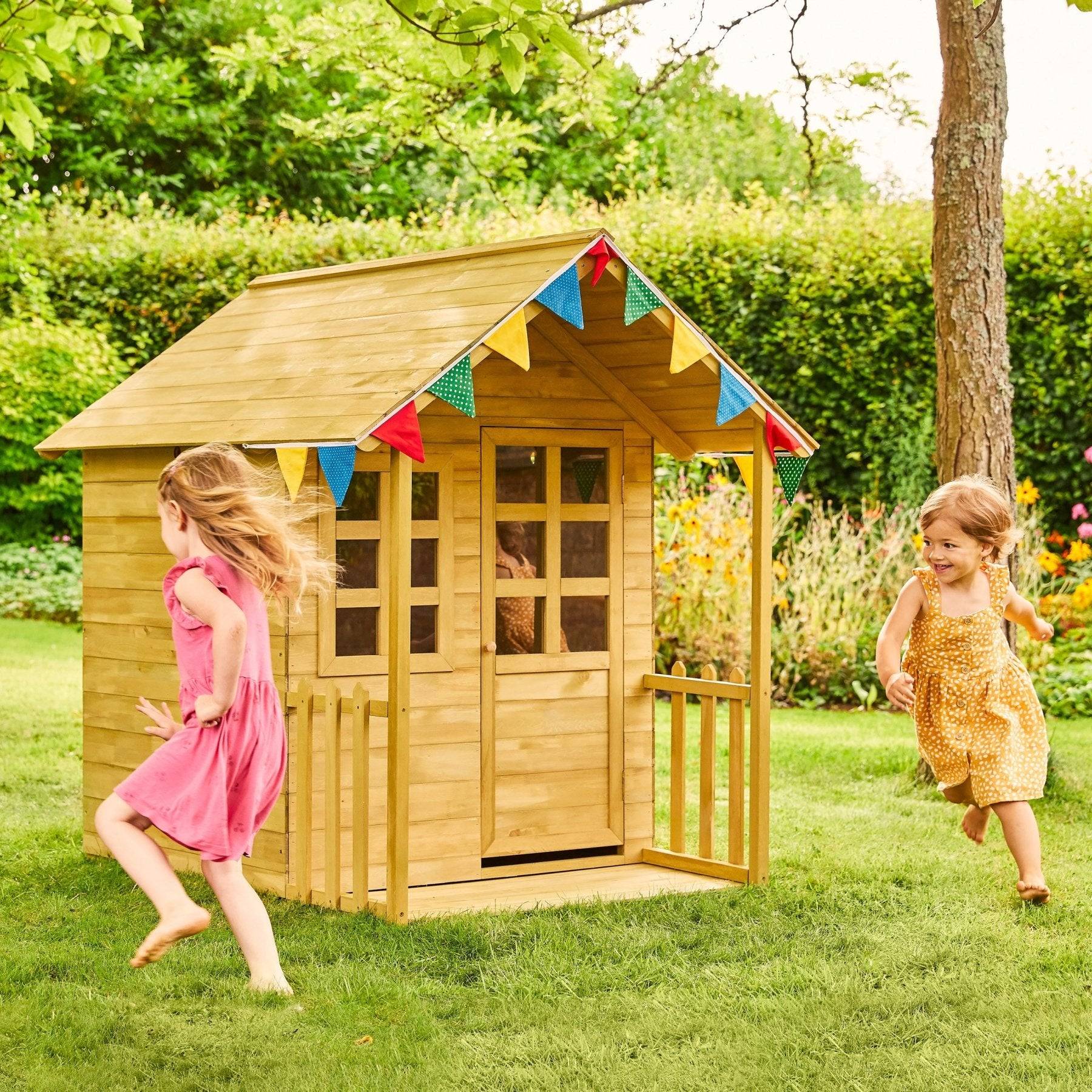 Tp Toys - Cabane enfant avec véranda - bois FSC® - LAVANDE - Imagen 1
