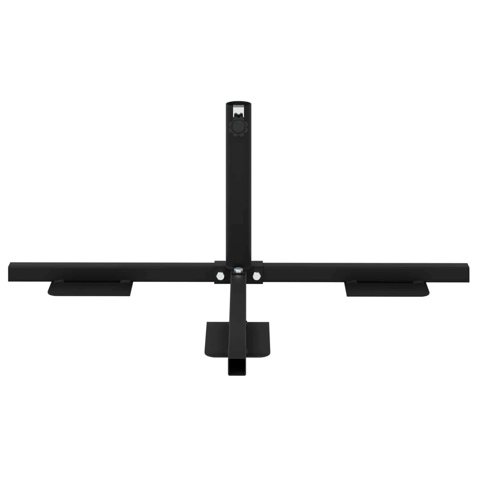 Vidaxl - Cadre de Base de Parasol Demi Noir Acier for 32-38 mm Pole vidaXL 42034492 - Image 5