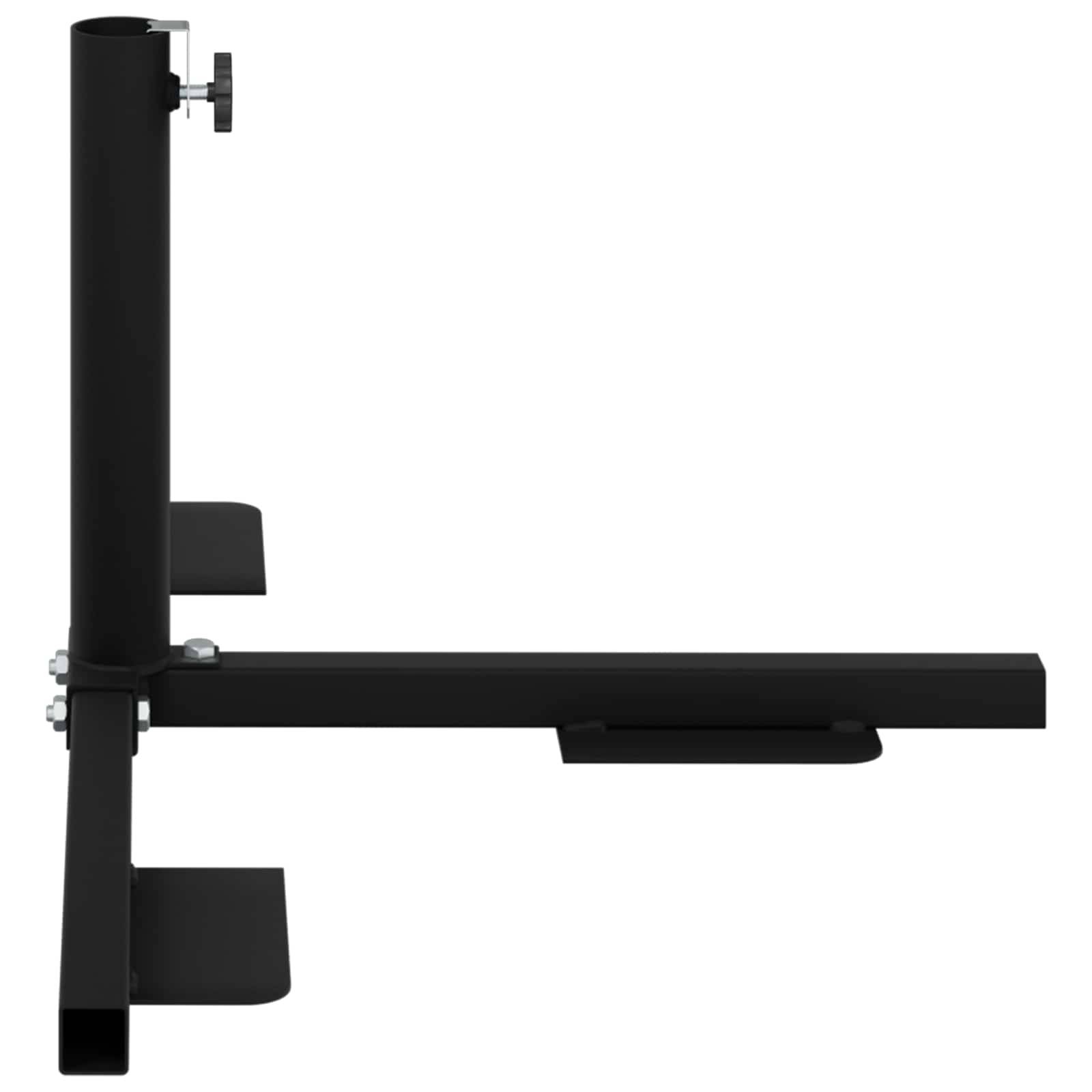 Vidaxl - Cadre de Base de Parasol Demi Noir Acier for 32-38 mm Pole vidaXL 42034492 - Image 6