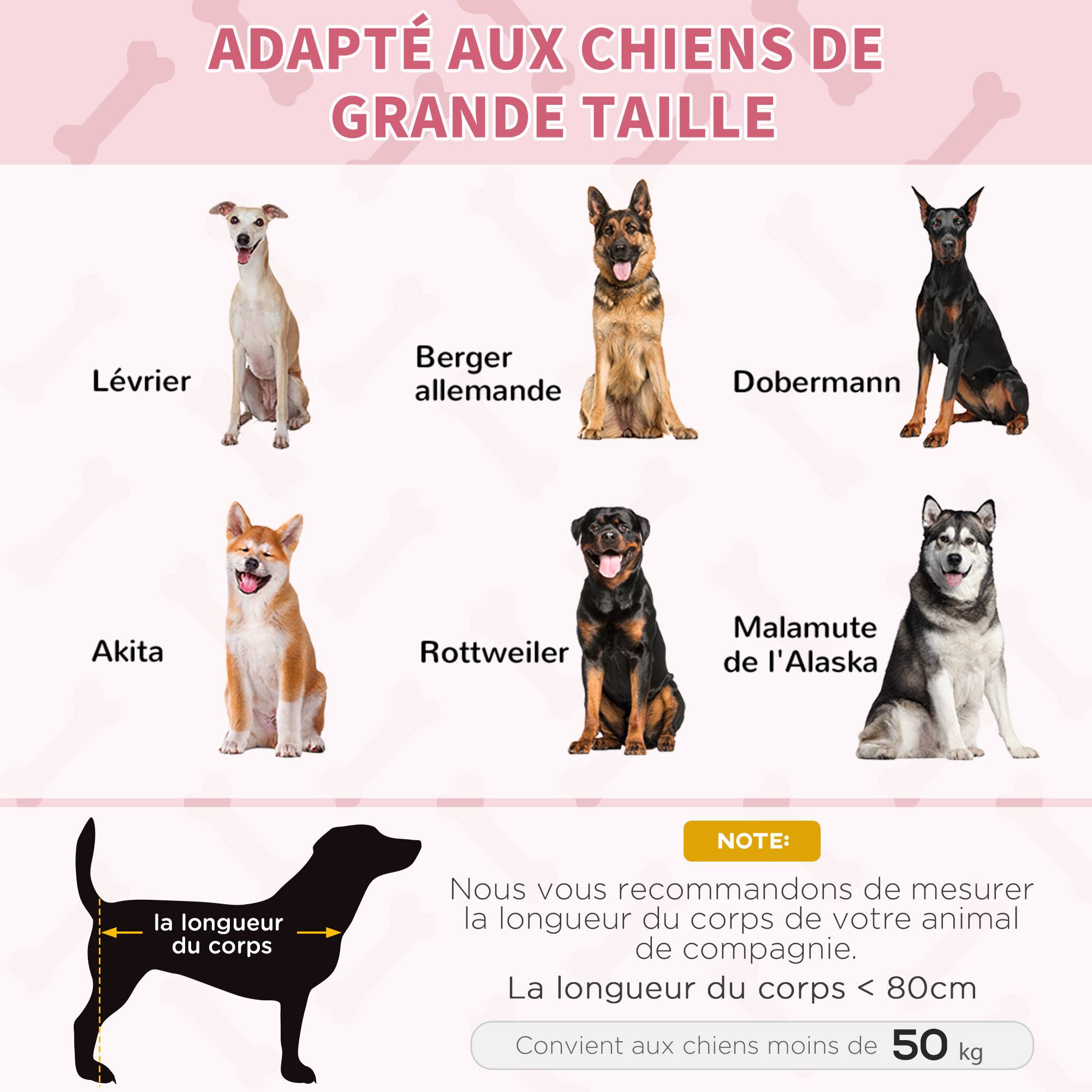 Lit rafraîchissant surélevé Métal pour très grand chien Couchage XXL anti-humidité 122cm rouge - ComfortXL Outdoor Living - Image 9