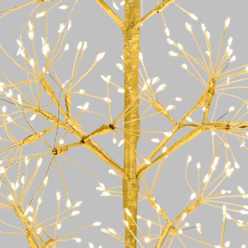 Lotti - Sapin Lumineux RICH Champagne H180cm 1800 MicroLED FlashLED avec Rameaux Lotti - Imagen 2