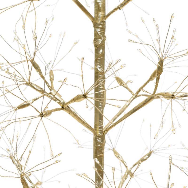 Lotti - Sapin Lumineux RICH Champagne H180cm 1800 MicroLED FlashLED avec Rameaux Lotti - Imagen 4