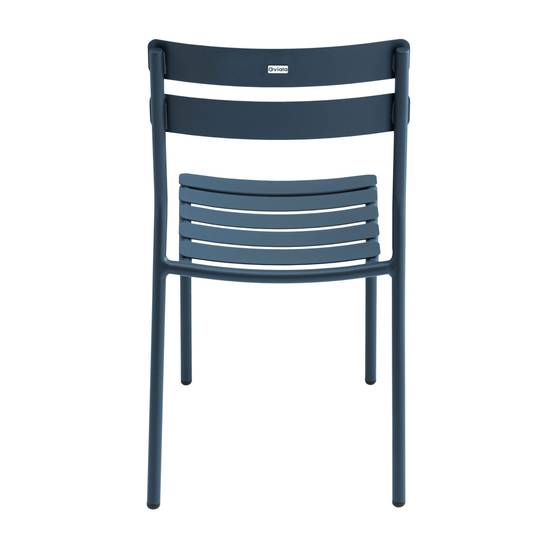 Oviala - Chaise de terrasse en aluminium bleu foncé Almada - Oviala - Imagen 5