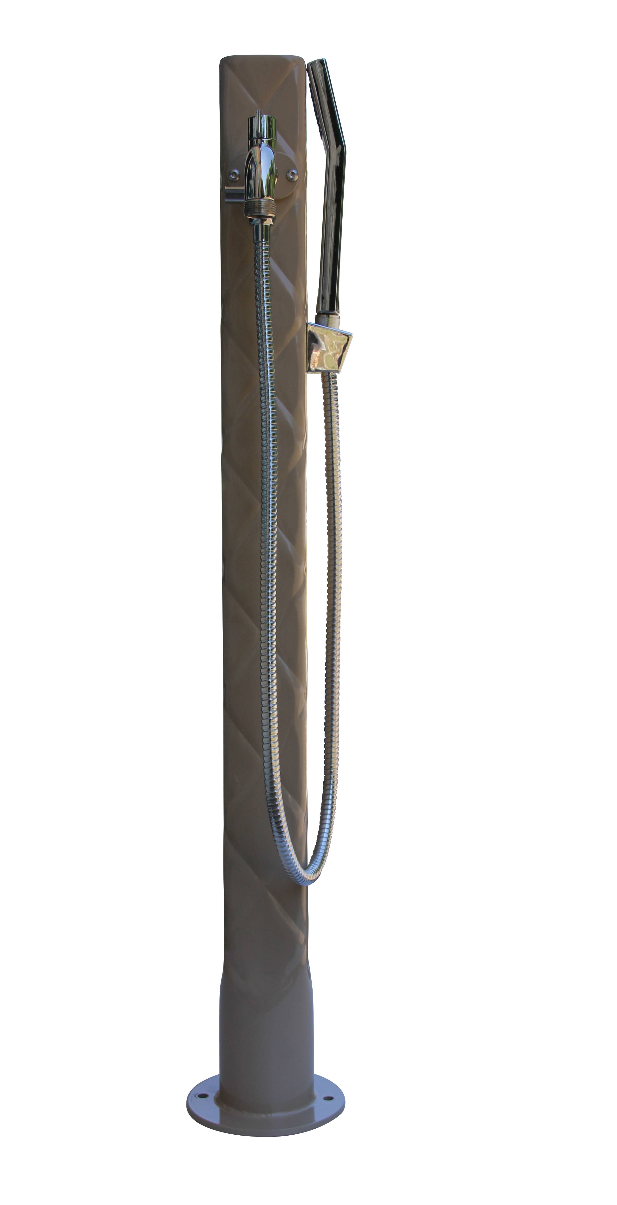 Fontaine borne océane taupe avec douche DOMMARTIN H. 95cm X L. 15cm. - Imagen 1
