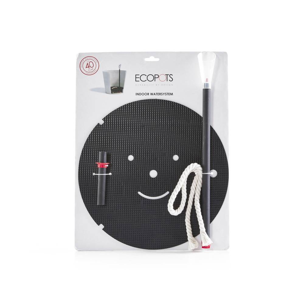Ecopots - Système de réserve à eau pour pot Amsterdam 30 Noir ECOPOTS
