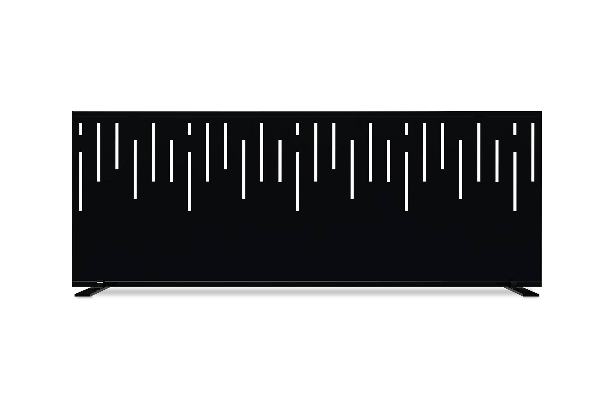 Casanoov Lot de 2 panneaux décoratifs ARLBERG Noir H.160  cm motifs côté droit - Image 8
