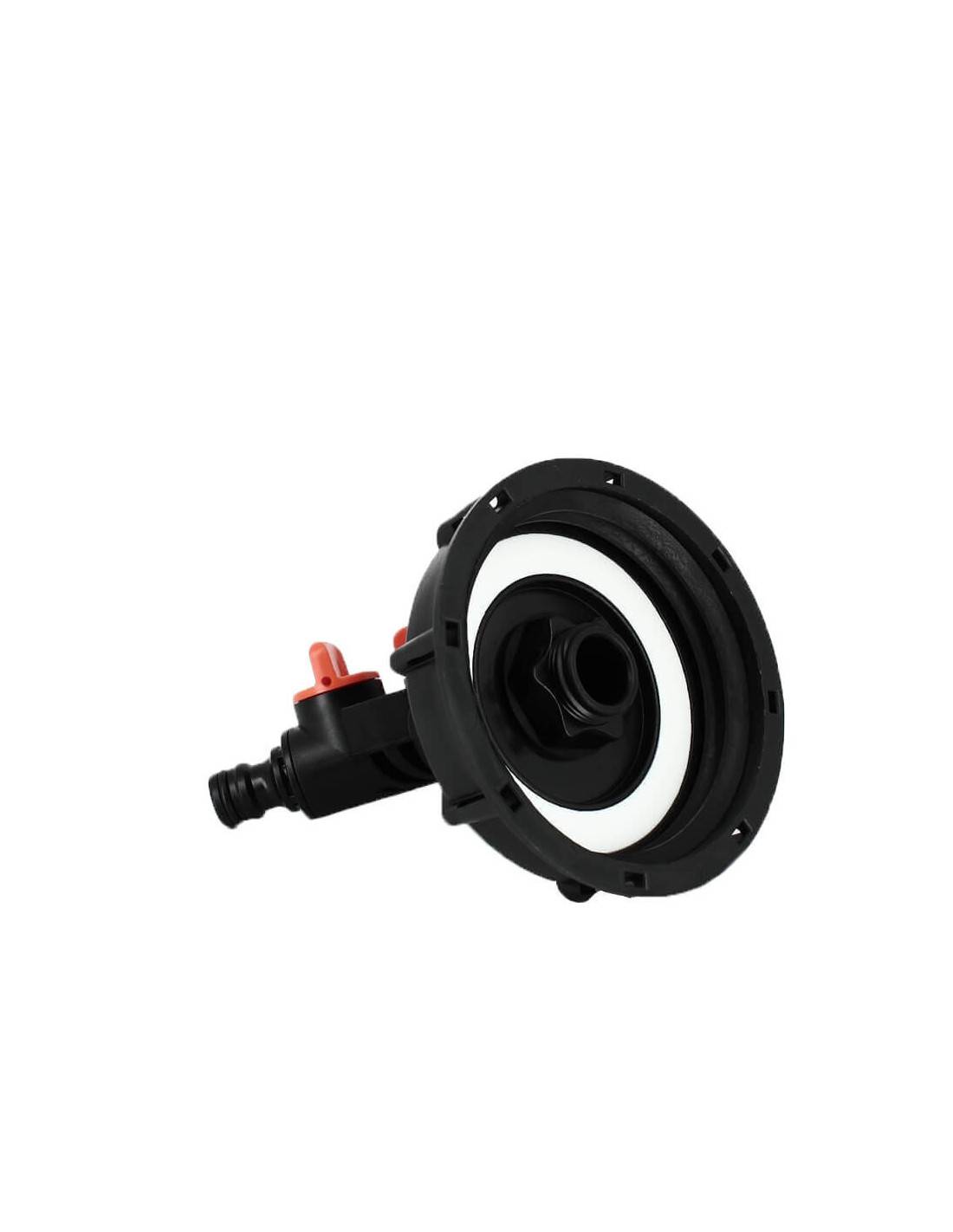 Raccord cuve eau S100X8 - 2 Robinets avec Nez 20x27 - Claber - Imagen 3