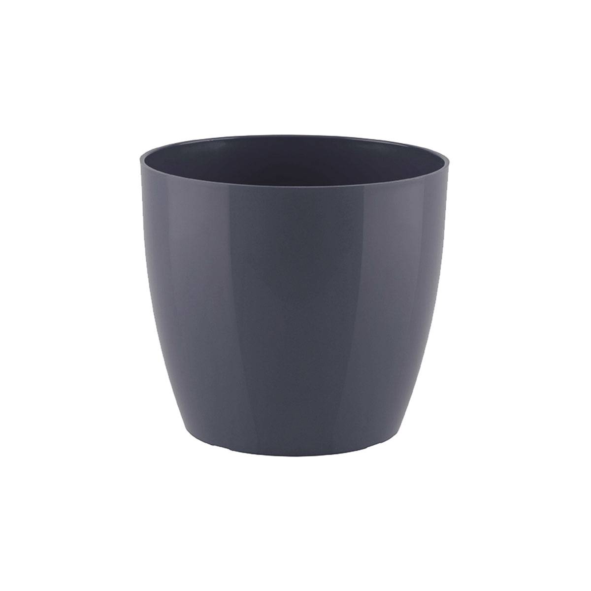 Artevasi - Pot San Remo cache-pot plastique anthracite Ø 16 cm - ARTEVASI