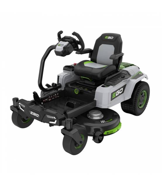 PACK Tondeuse Autoportée à Virage Zéro ZT4201ES, avec volant, 5 batteries de 10Ah et chargeur mural - Image 4