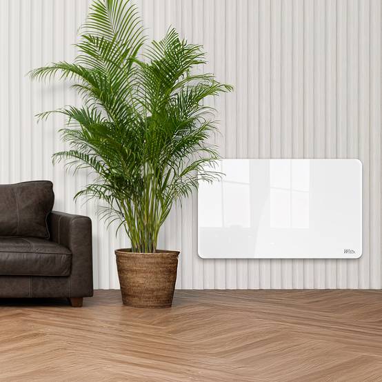 Radiateur inertie céramique avec façade en verre 1500 W - IP24 - NF - Fil pilote 6 ordres - Image 5