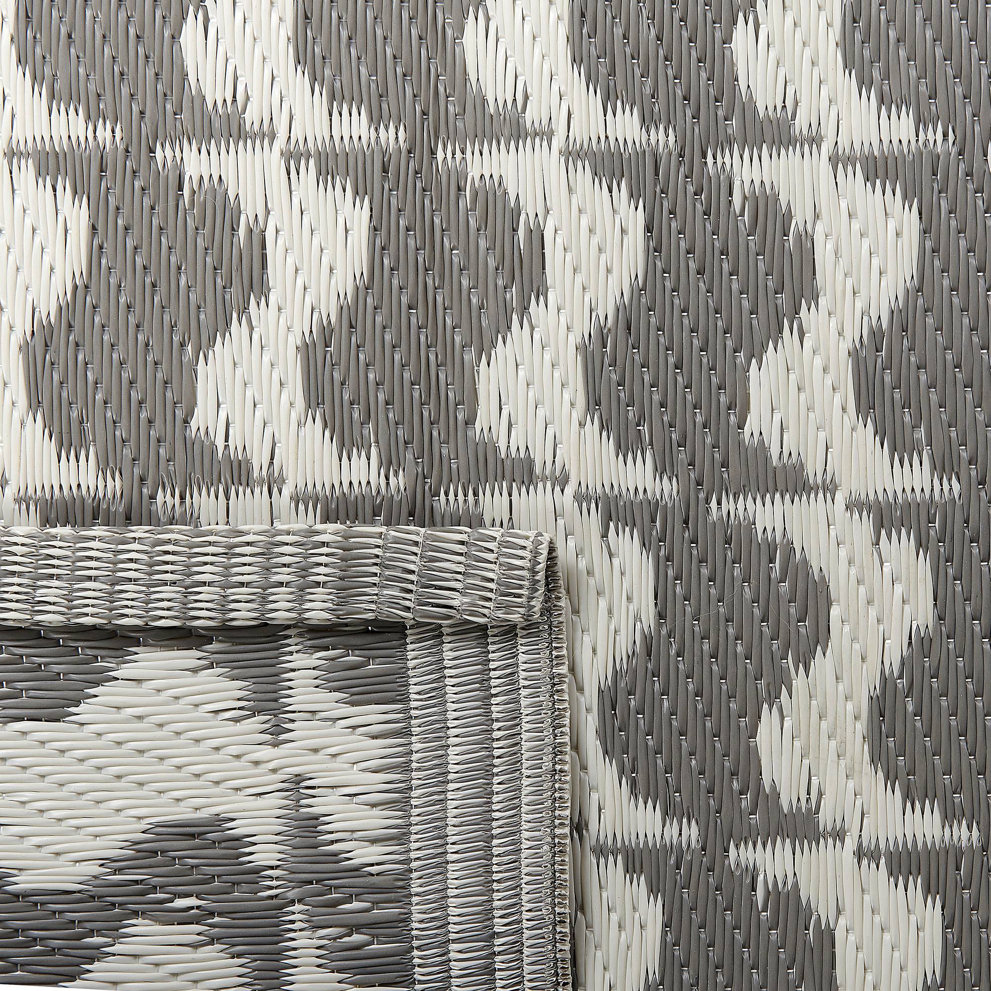 Beliani - Tapis d'extérieur Polypropylène Gris TUMKUR - Beliani - Imagen 4