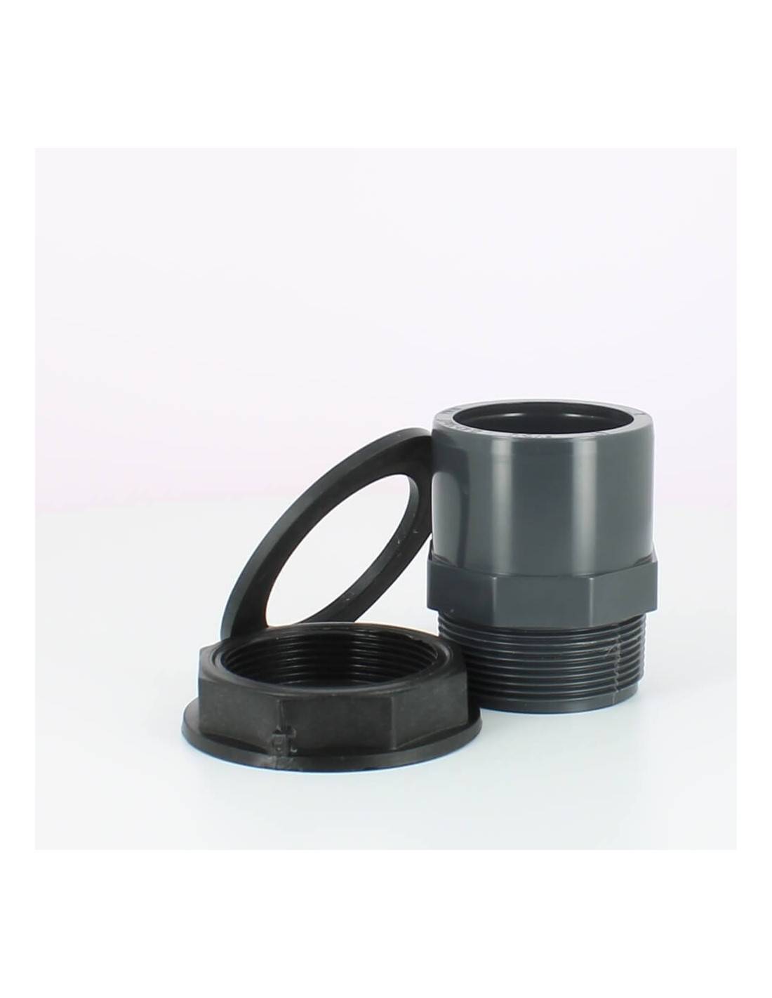 Trop-plein cuve eau 1000L - Sortie PVC 50/63 mm - Image 2