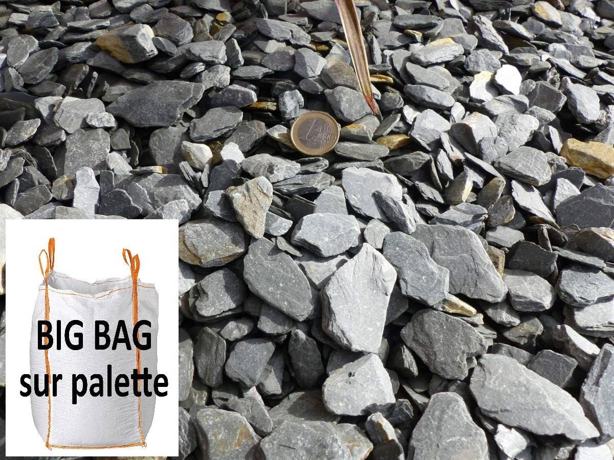 ClassGarden - Paillage Ardoise GRIS 10-30 - VRAC Big Bag - 1000 kg - Image 2