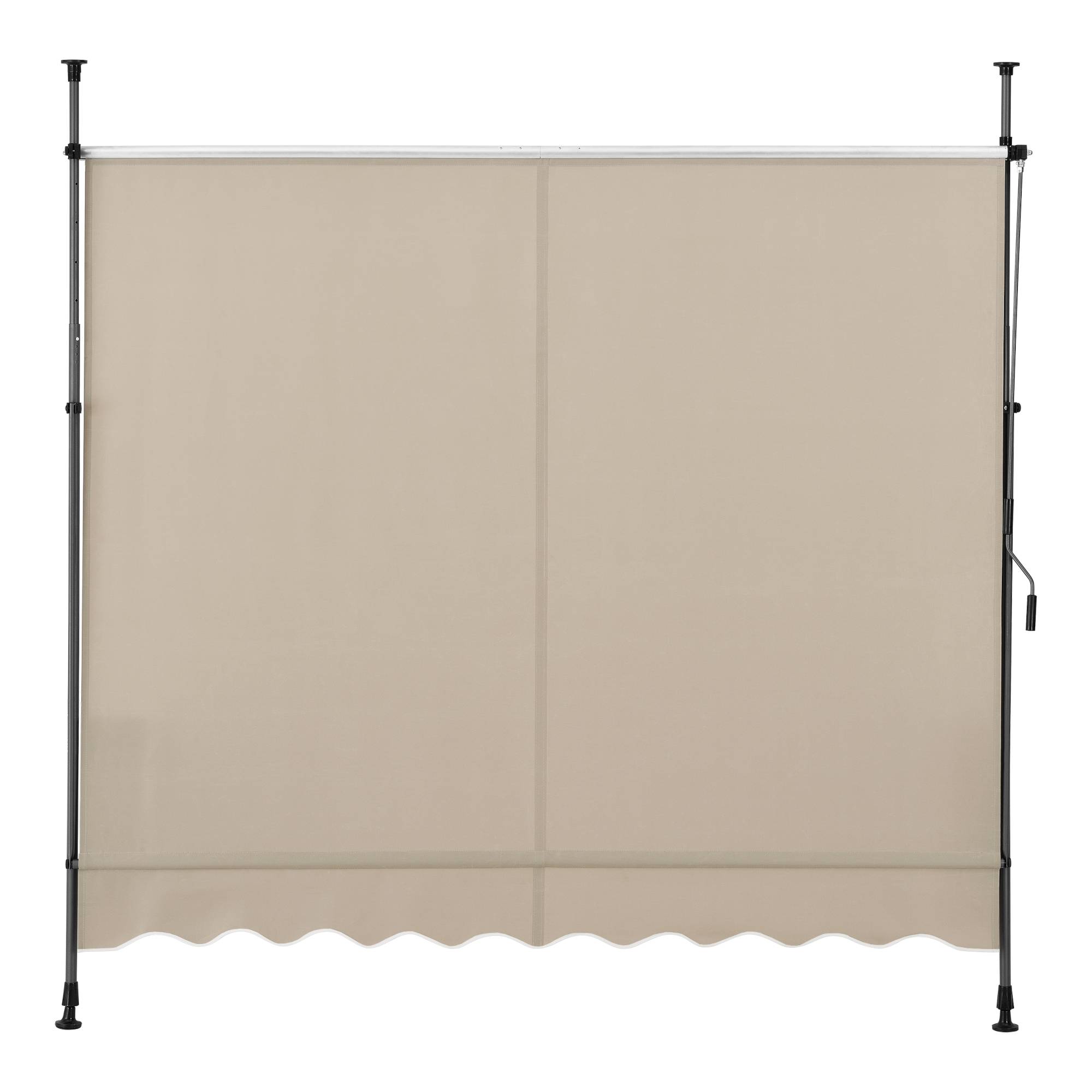 Pro.Tec - Store Banne Manuel Auvent Téléscopique 350 x 120 x 220-309 cm Sable  [pro.tec] - Image 5