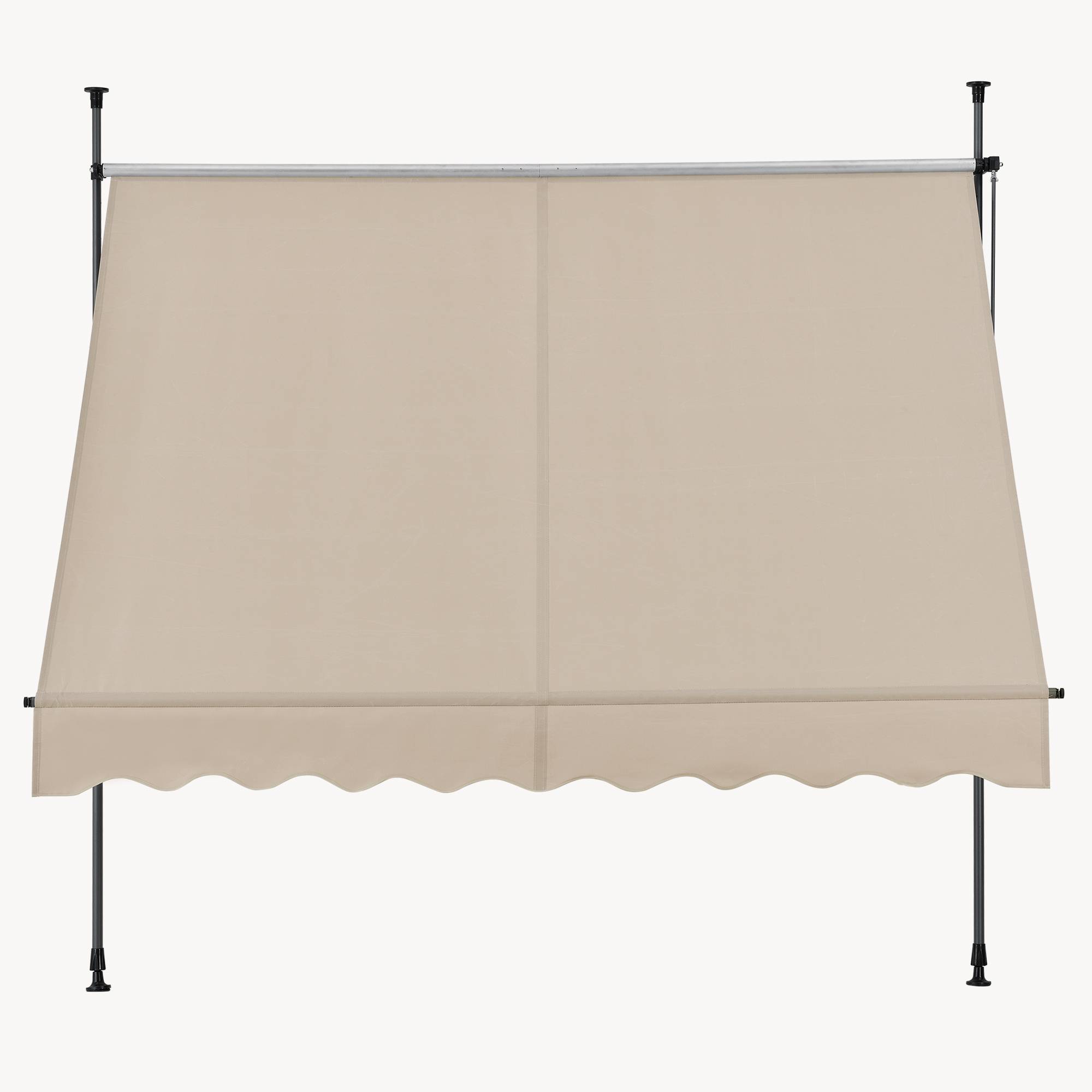Pro.Tec - Store Banne Manuel Auvent Téléscopique 350 x 120 x 220-309 cm Sable  [pro.tec] - Imagen 8