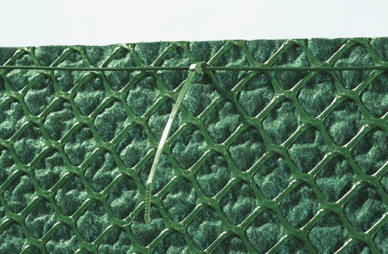 Nortène - Brise vue vert en maille plastique 100% occultant 1 x 25 m TANDEM Nortene - Imagen 5