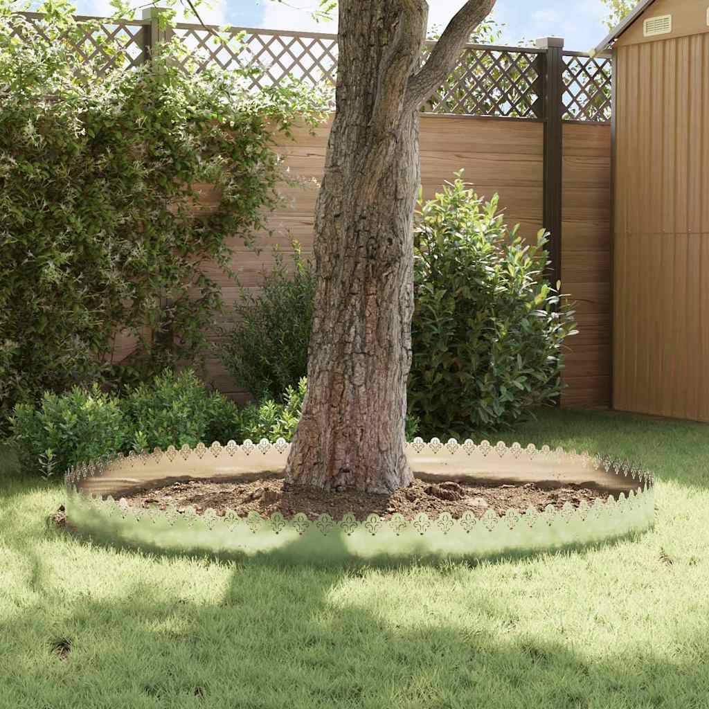 Séparation pelouse acier inox jardin aménagement paysager 103x22cm argent 10pcs - ComfortXL Outdoor Living - Image 4