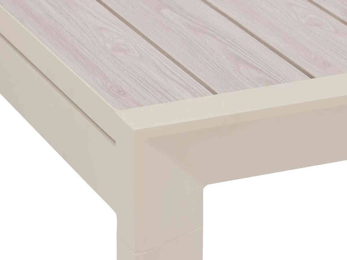 Hesperide - Table de jardin rectangulaire extensible en aluminium Evasion Lin/Argile 10/12 places + 12 fauteuils Piazza - Hespéride - Image 9