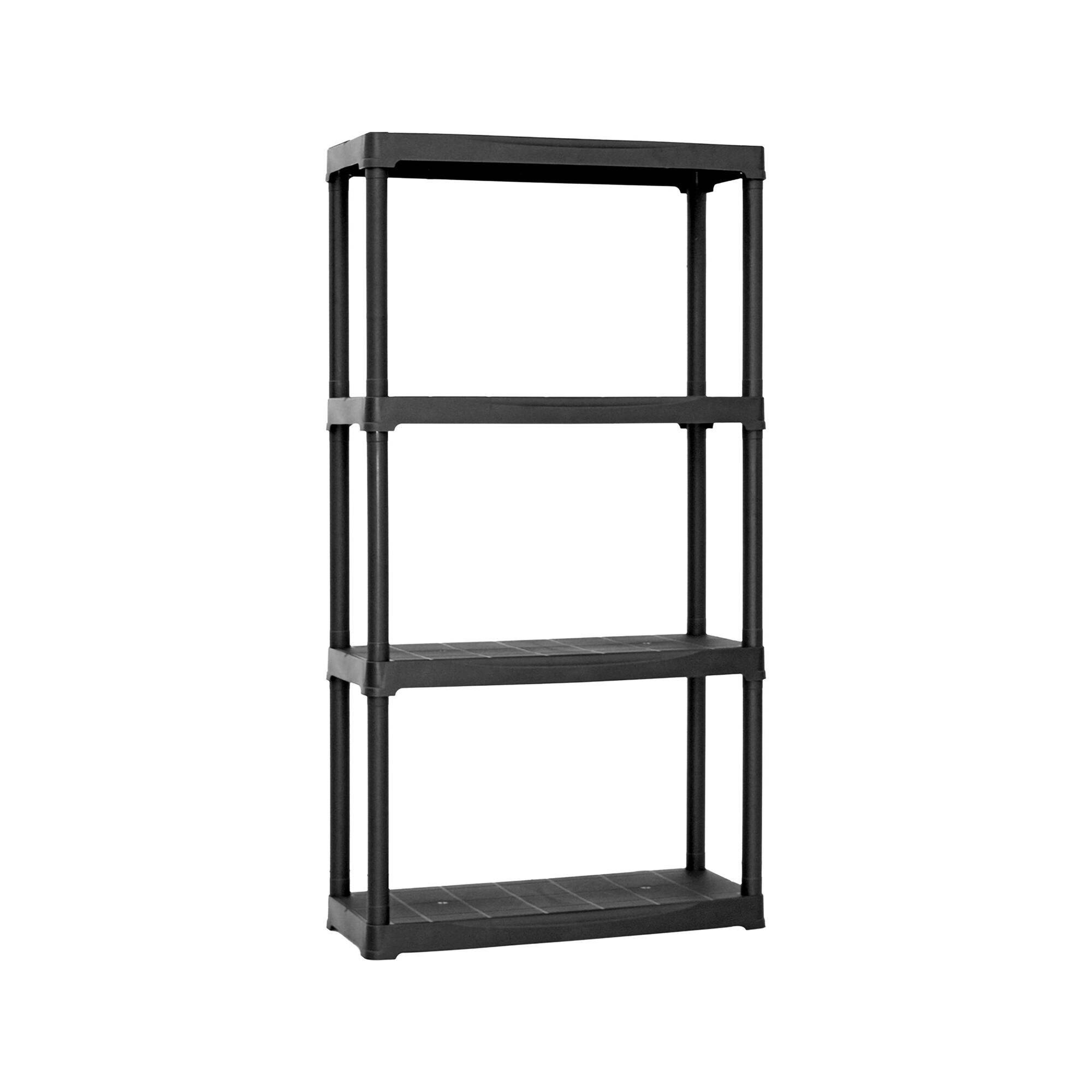 Dmora - Armoire d'extérieur Ostenda, Étagère extérieure, Armoire de balcon polyvalente, Armoire d'extérieur, Anthracite, 70x30h133 cm - Dmora - Image 1