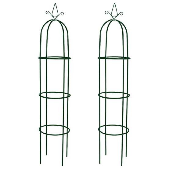 Arche de jardin - Treillis de Jardin en forme de tour 2 pcs - Image 1