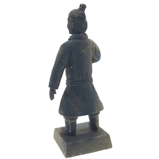 Statuette guerrier chinois Qin 6 L, hauteur 14 cm, décoration aquarium - Image 3