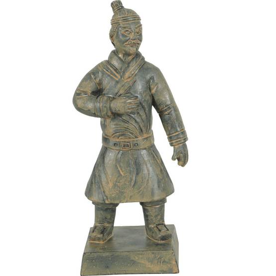 Statuette guerrier chinois Qin 6 L, hauteur 14 cm, décoration aquarium - Image 5