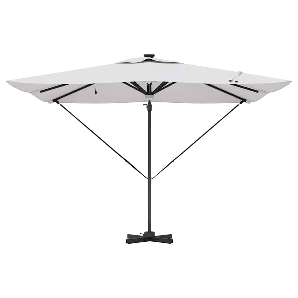 PANGIVO - Parasol Rectangulaire Aluminium et Polyester Beige 286 x 284 x 270 cm - PANGIVO - Image 6