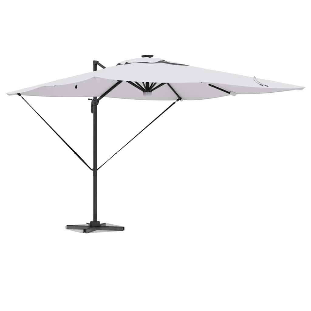 PANGIVO - Parasol Rectangulaire Aluminium et Polyester Beige 286 x 284 x 270 cm - PANGIVO - Image 3