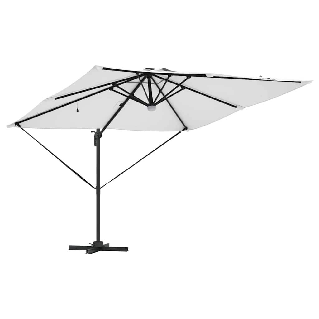 PANGIVO - Parasol Rectangulaire Aluminium et Polyester Beige 286 x 284 x 270 cm - PANGIVO - Image 5