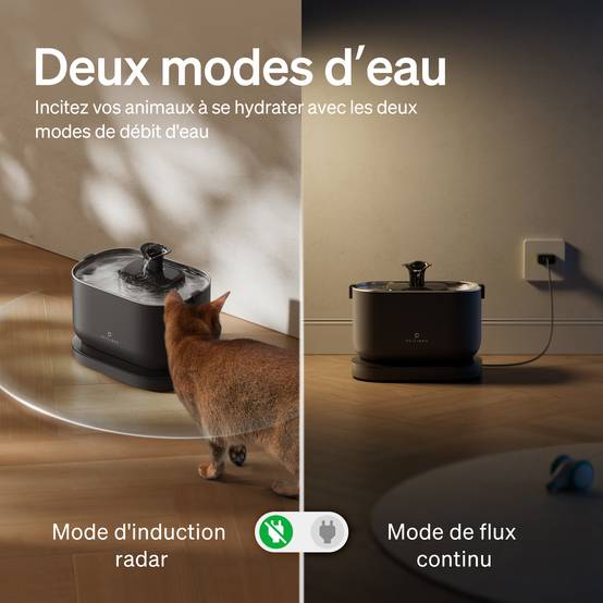 Petlibro Fontaine à eau Dockstream avec batterie Noir - Image 3