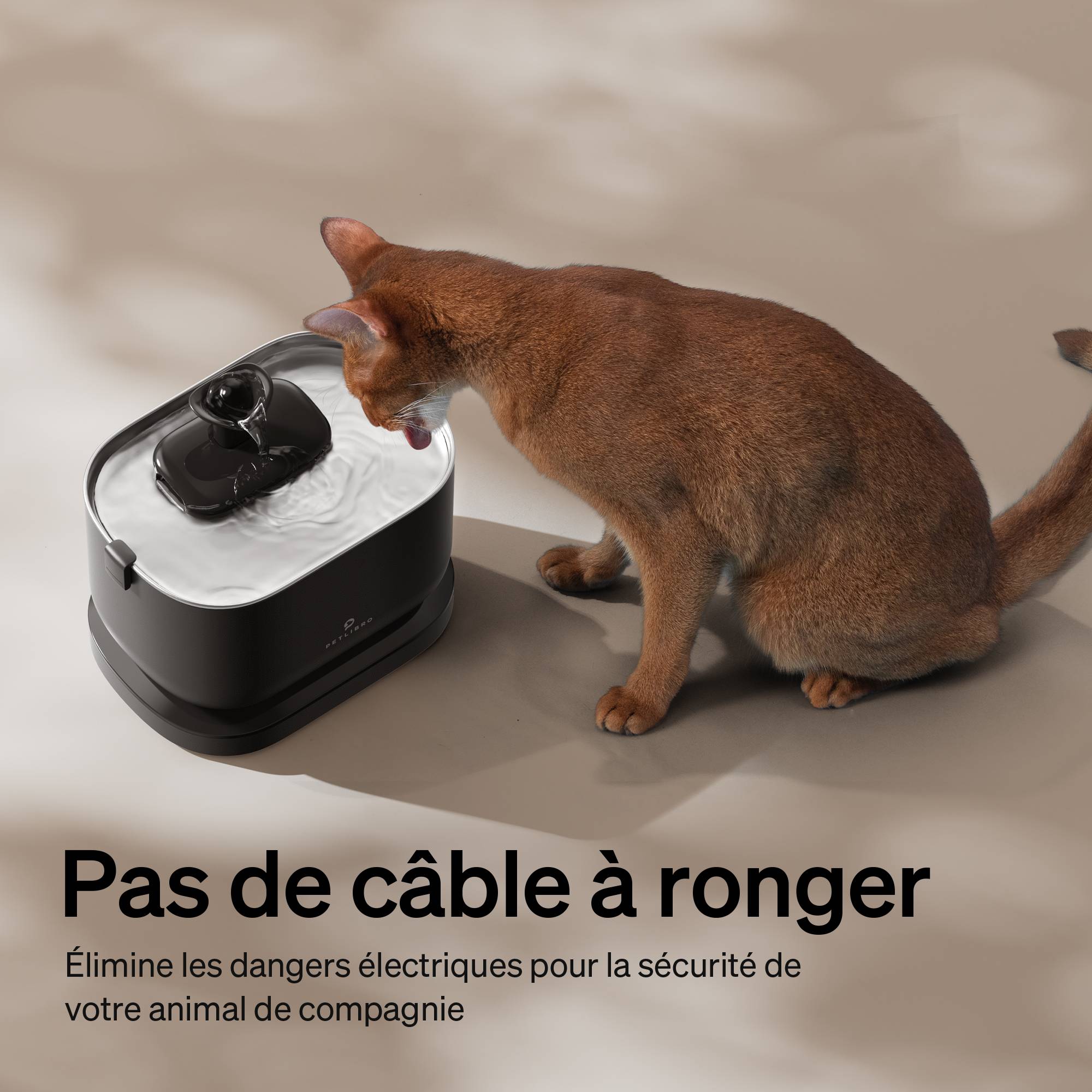 Petlibro Fontaine à eau Dockstream avec batterie Noir - Image 2
